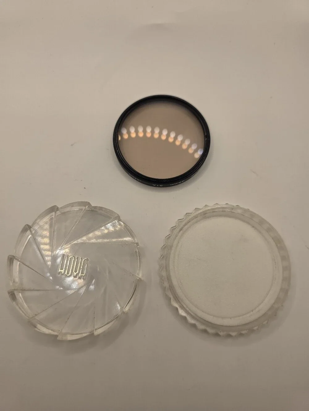 ​Vintage Camera Lens Filter Lot 9pc 49mm 52mm 58mm Hoya Tiffen Vivitar Japan